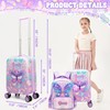 Inprof Kid’s Luggage Set 5 Piece Suitcase Set 16’’ Hardside