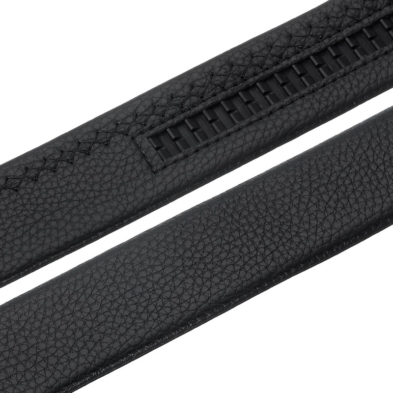 sourcing map Men Leather Belt Strap without Buckle Head, 1.4-inch