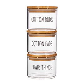 Sass & Belle Beauty Stacking Jars - Set Of 3