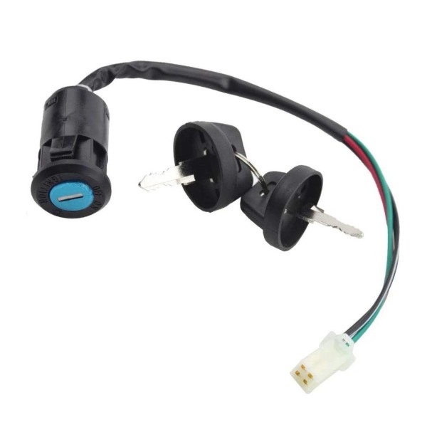 Unbranded 4 Wires Ignition Switch Key Set with Cap for