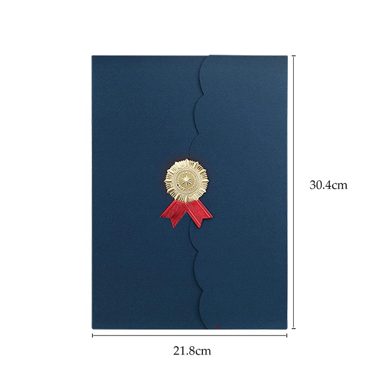 A4 Certificates File, Award Holder, Trifold, Appreciation Card, Diploma, Diploma,