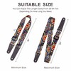 Nefelibata Guitar Strap, Nylon Print Flowers Guitar Straps with Head