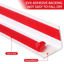 Wall Corner Protector, 2PCS Self Adhesive Corner Guards for Walls Edge Protector, 1.57''W PVC Wall Corner Stairs Baby Guard Edge Protector (35.5 in)