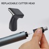 Electric Nose Hair Trimmer Aluminum Tube Body Arched Cutter Head