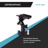 Lens-Aid Reflector Clamp for Photo Studio: Tripod Holder Made of