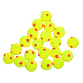 BESPORTBLE 20pcs Floating Professional Fishing Tackle Fishing Rods Swimming Foams Fishing Tool Professional Fishing Tackle Floating Beads Fishing Float Yellow Foam