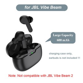 Charging Case Compatible with JBL Vibe Beam (Not for Beam 2), Portable Charger Case Cover Dock for JBL Vibe Beam 1st Gen