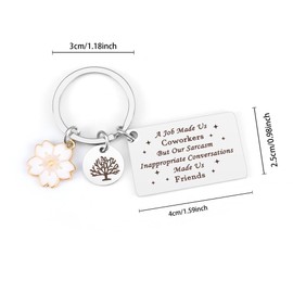 Coworker Christmas Gifts, Gifts for Coworkers,Stocking Stuffers for Coworkers,Coworker Gifts for Women,Office Gifts for Coworkers,Coworkers Keychain,Farewell Gifts for Coworkers,Coworker Leaving Gifts