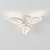 STARRYOL 24 W Modern Leaf-shaped LED Ceiling Light, 45 cm