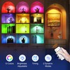 Rechargeable Puck Lights with Remote Control,2000mAh High Capacity Battery Operated