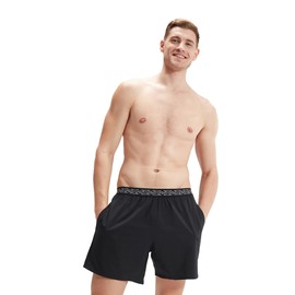 Speedo Men's Hyperboom Band 16" Watershort, Black, XX-Large