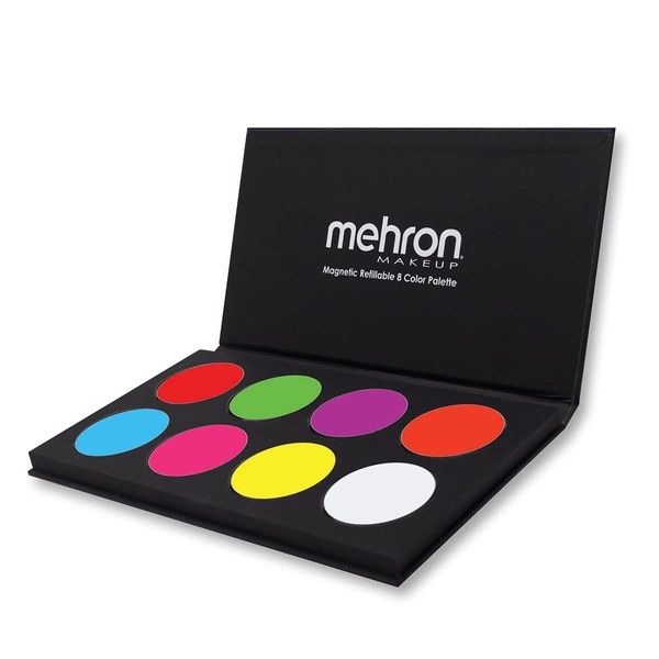 Mehron Paradise Makeup AQ Palette Neon UV Glow