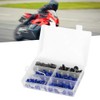 Kuuleyn 173pcs Motorcycle Fairing Bolt Kit Windshield Body Screws Nuts