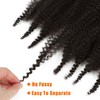 Dark Brown Springy Afro Twist Hair Color 4 24 Inch