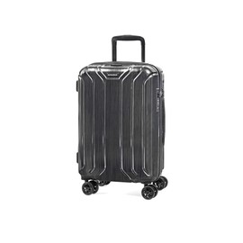 NONSTOP New York Elite Luggage Expandable Lightweight Spinner Wheels hard side shell Travel Suitcase Set, TSA Lock, Double USB Port, 3 packing cubes, Charcoal, 3-piece Set (20/24/28)