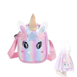 Unicorn Backpack Girls, Shoulder Bag Unicorns for Girls, Shoulder Bag Children Girls Unicorn for Birthday Gifts Unicorn Gifts Outdoor Travel, Rainbow colours, Modern