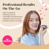 Keshima Brocha Maquillaje Retráctil Punta Plana Kabuki Base Líquido Polvos