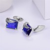 U7 Crystal Cufflinks Women Men Metal Gold/Platinum Plated Fancy Stone