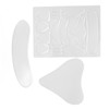 18pcs Reusable Wrinkle Pad Silicone Soft Portable Forehead Face Neck