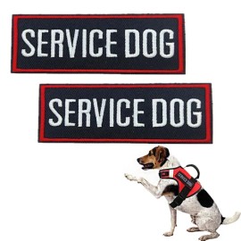MBOTIROSA Service Dog Fabric Applique Patch Embroidered Weatherproof 35 x 157 Inch