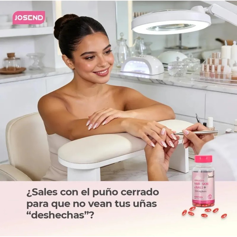 Biotina Josend 5000 Mcg Para Cabello, Piel Y Uñas 90