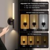 Battery Operated Wall Sconces Set of Two with Remote Control,