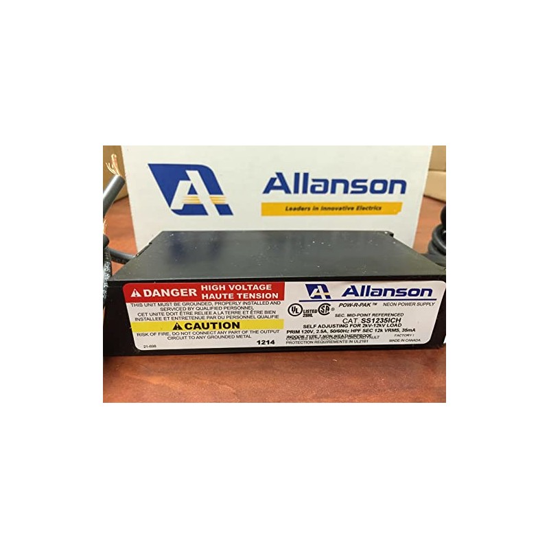 Allanson SS1235ICH 35mA 12000v Neon Transformer Power Supply