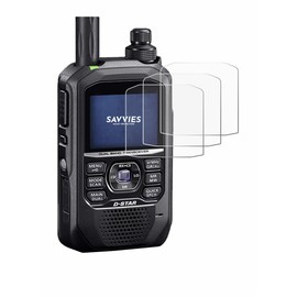 Savvies 6 Pack Screen Protector compatible with Icom ID-50E Protection Film Clear