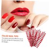 Healeved 120pcs Solid Nails Fake Nail Tips Full Cover Artificial
