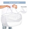 Strong Mesh Pop Up Laundry Basket, Collapsible Laundry Hamper with