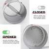 YOLUFER HVAC Duct Manual Volume Damper, Air Flow Regulator, Airflow