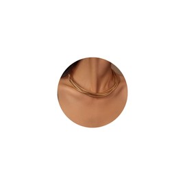 ANDKISS Chunky Gold Necklace for Women Non Tarnish Statement Chunky Necklaces Thick Gold Layered Choker Necklaces Trendy Jewelry Gifts