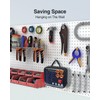 Luxtude Battery Storage Organizer, Clear Battery Organizer Storage Case with
