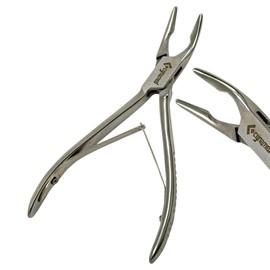 6in Blumenthal Rongeur Pliers 30 Degree Angled with Leaf-Spring Handle Dental Instruments | Stainless Steel Rongeur Tool