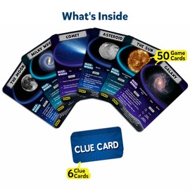 Skillmatics Guess in 10 NASA Space, Perfect for Boys, Girls, Kids & Families Who Love Card Games, Educational Toys, Travel Games, Gifts for Ages 8, 9, 10 and Up