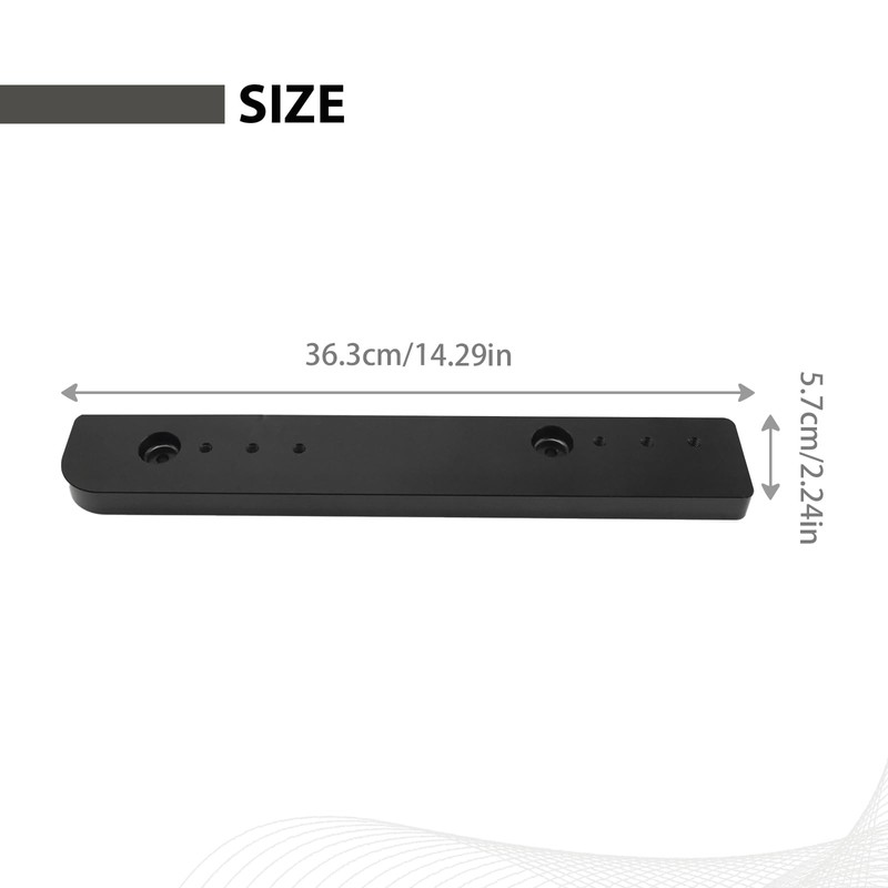 UOIENRT 2Pcs Adjustable 1"-3" Relocator Kit Mount Extend Plate Trunk