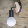 Yuenslighting Wall Lamp & Incandescent Bulbs