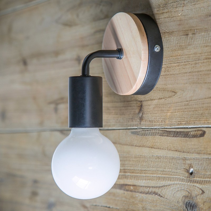 Yuenslighting Wall Lamp & Incandescent Bulbs
