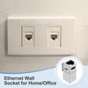 sourcing map 2 Pack RJ45 Cat 7 Ethernet Coupler, Cat7