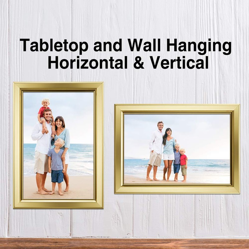 LaVie Home 4x6 Picture Frames (12 Pack, Gold) Simple Designed