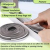 ZOMPAGO Brush Weather Stripping Door Seal -0.4 inx0.4inx33FT,Effective Weather Stripping