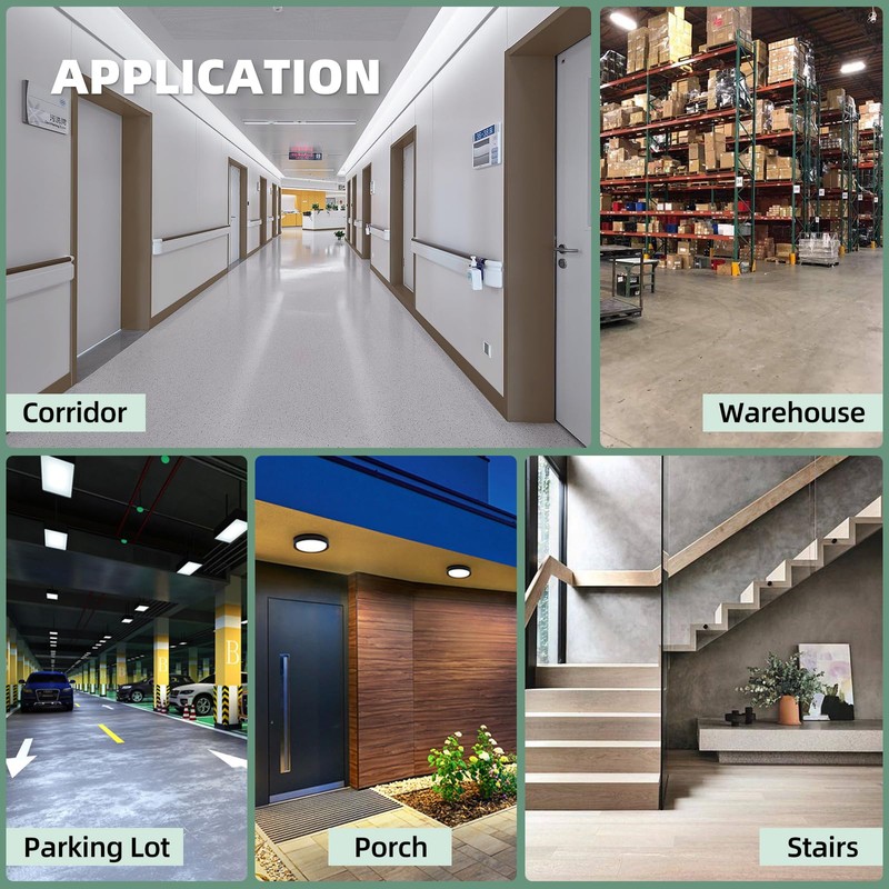 ECOELER PIR Ceiling Sensor Switch, Hard-Wired Occupancy Motion Sensor with