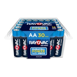 Rayovac AA Batteries, Double A Battery Alkaline, 30 Count