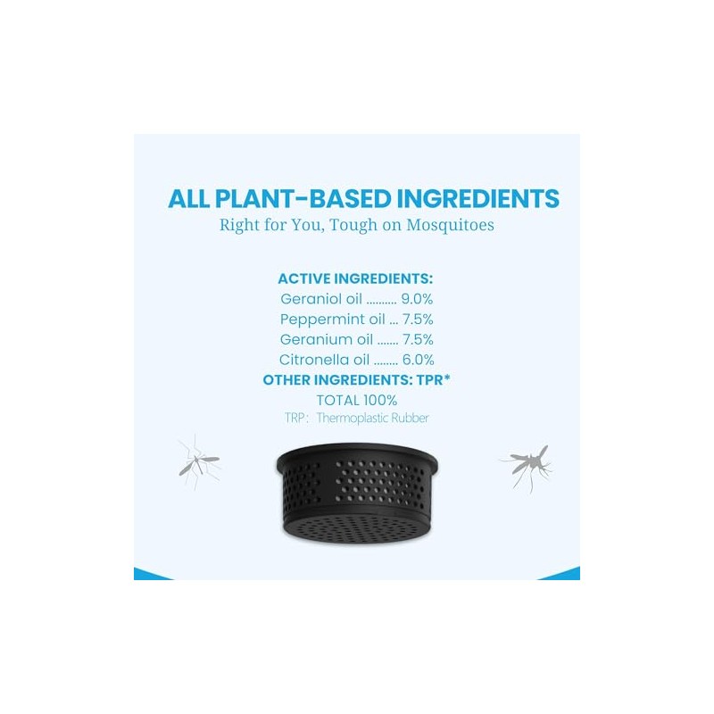 Virine Mosquito Repeller 2 Pack, Portable Mosquito Repellent Devices with