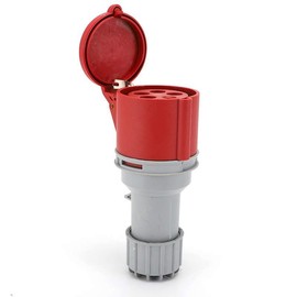 GXMRHWY IEC60309 Waterproof CEE Industrial Connector Socket 5Pin 32A 380V-415V 3P+E+N IP44 (Type-3