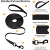 2Pcs Correas para Perros, 10m Manos Libres Correa de Adiestramiento,