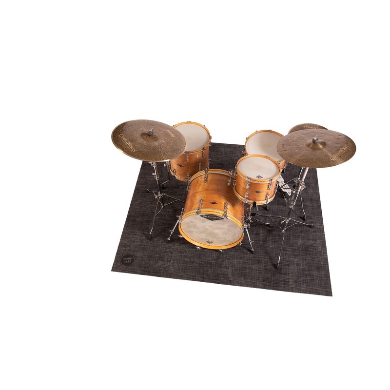 DRUMnBASE Woven Style Stage Rug VP185-BBL Back in Black 6'