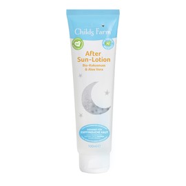 Childs Farm After Sun-Lotion für Kinder und Babys mit Bio-Kokosnuss Duft, 100ml | Beruhigend und feuchtigkeitsspendend |Für trockene, empfindliche oder auch zu Ekzemen neigende Haut geeignet