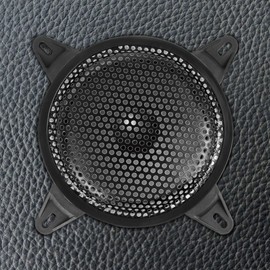 X AUTOHAUX 6" Car Speaker Subwoofer Metal Black Waffle Grill Cover Guard 2pcs