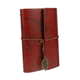 Operitacx Notizblock Zum Täglichen Schreiben Für Reisende Und Reisenotizbuch Mit Vintage-blatt-design.